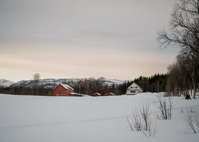 Fredfullt Hus Ved Oksfjordvannet Storslett