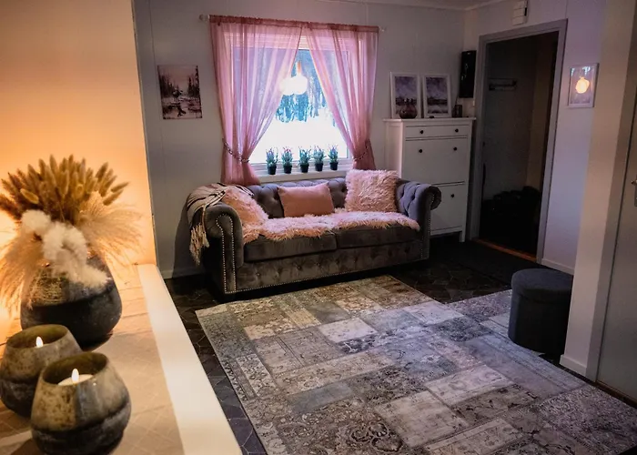 Дом отдыха Fredfullt Hus Ved Oksfjordvannet Storslett